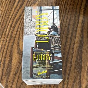 NEW/Never Used Vacation Lobby Scented Candle